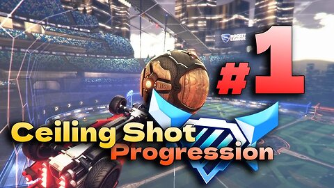 Ceiling Shot Progression, The First 45 Minutes #rocketleague #rocketleagueclips #freestyle #foryou