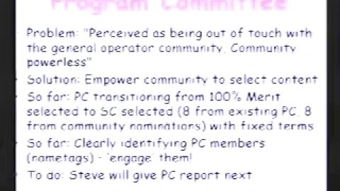 Steering Commitee Community Meeting