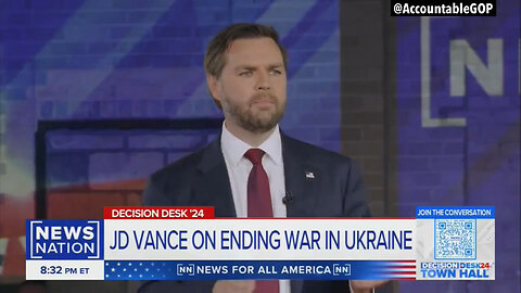 JD Vance Upsets Libs By Talking About Ending The Russia-Ukraine War