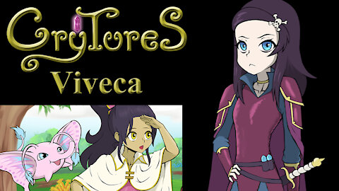 Crytures Art Process - Viveca