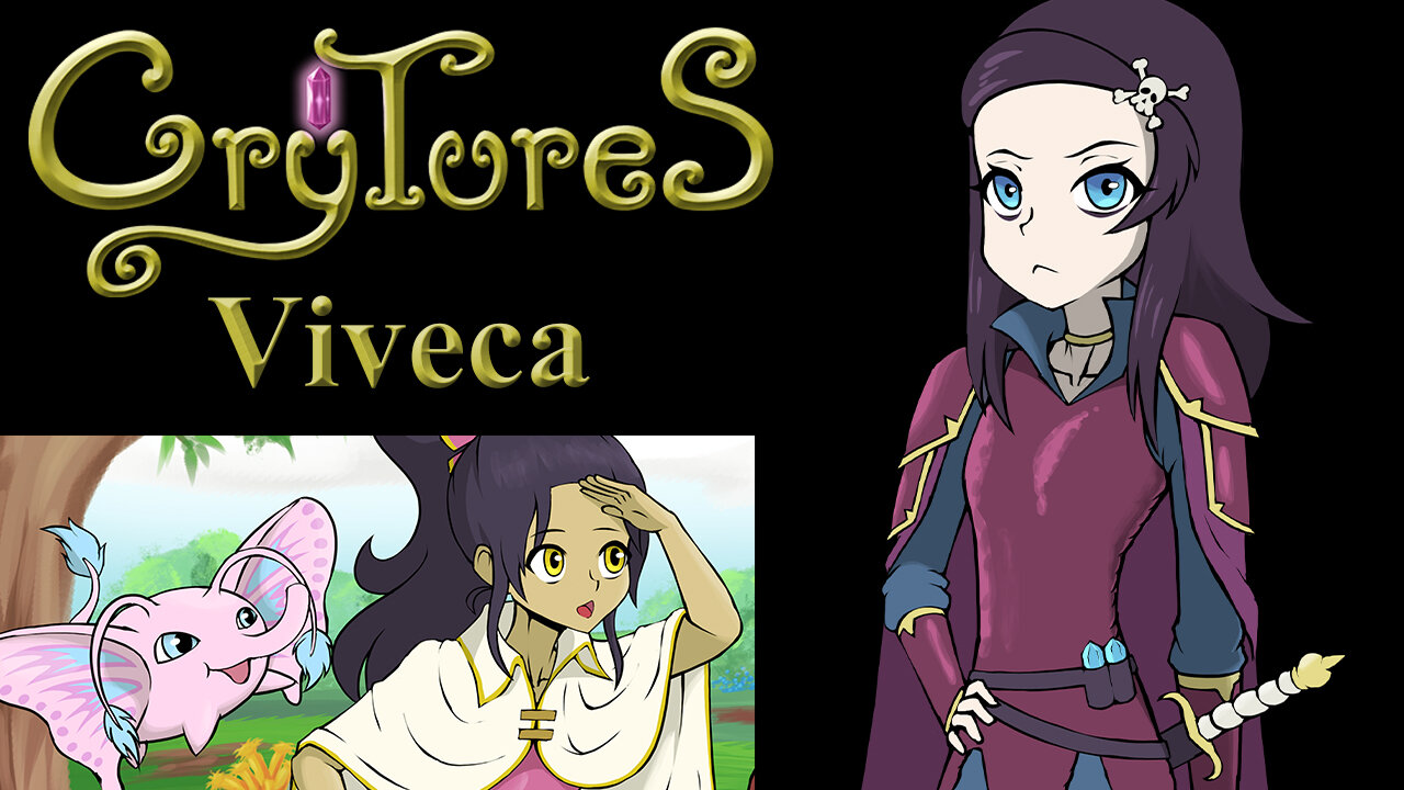 Crytures Art Process - Viveca