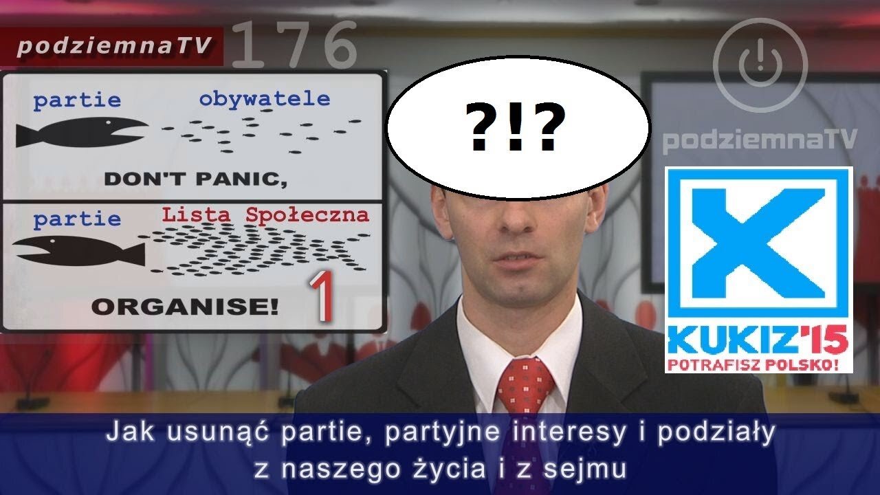 podziemna TV - KUKIZ'15 a Lista Społeczna - jaka to różnica? #176 (28.09.2017)