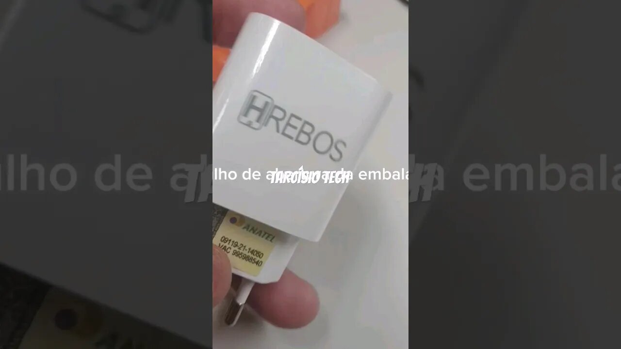 Carregador HRebos #shorts #tecnologia #tarcisiotech #zigbee