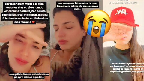 RHITA SAMPAIO APARECE AINDA MUITO ABALADA,MAS DIZ QUE ESTÁ SE CUIDANDO 😥😭😭😭