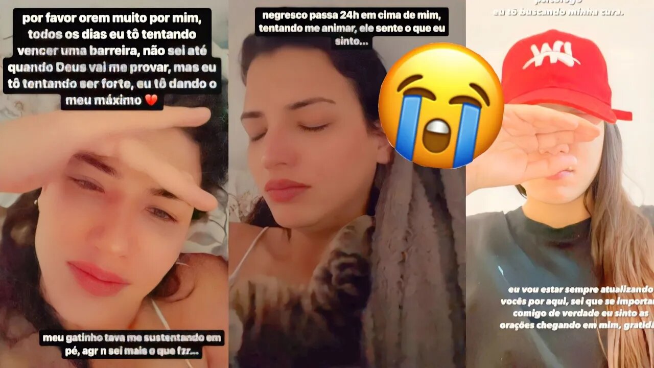 RHITA SAMPAIO APARECE AINDA MUITO ABALADA,MAS DIZ QUE ESTÁ SE CUIDANDO 😥😭😭😭