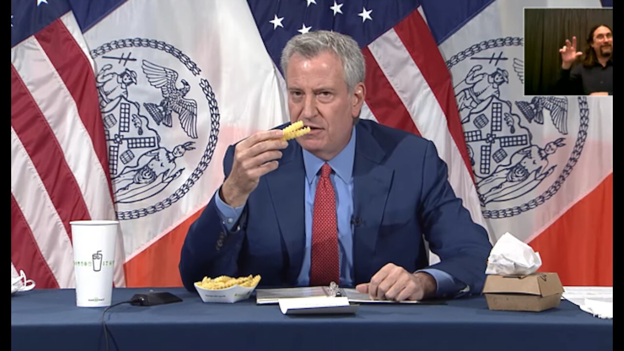 REPULSIVE! De Blasio Attempts to Sell Covid Vax