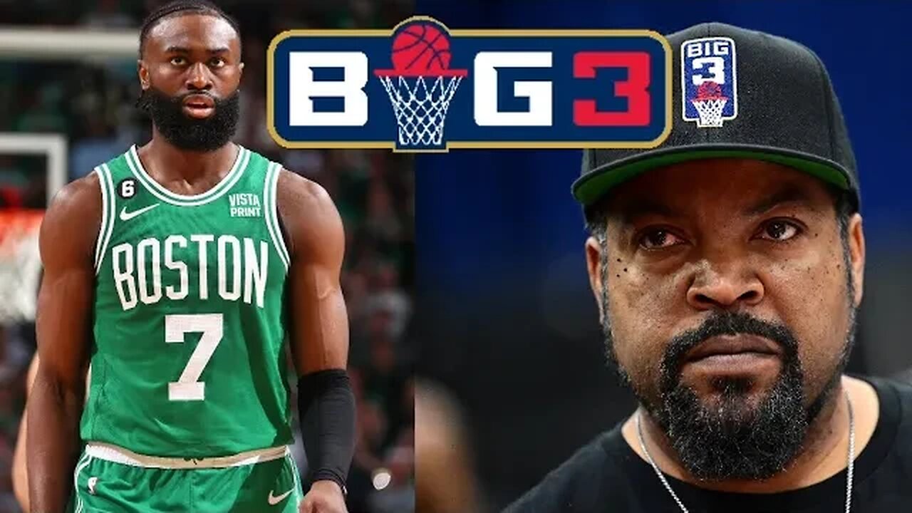 Jaylen Brown Shocker Ice Cube and BIG 3 League Support