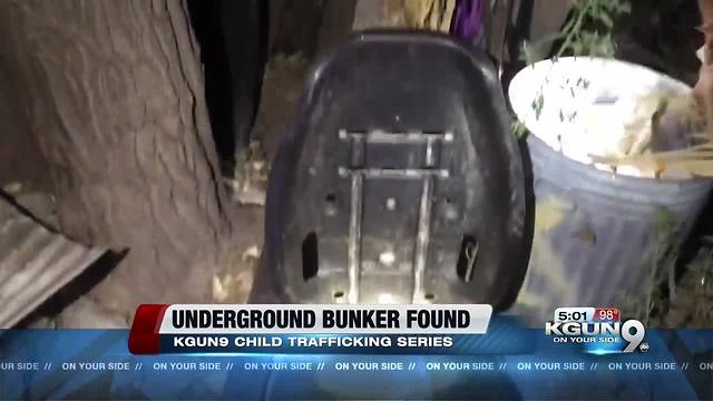 Underground bunker possibly used for human trafficking of children found in Tucson