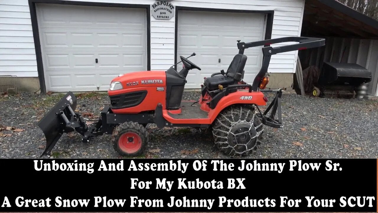 Johnny Plow Sr. Unboxing And Assembly. This Great Snow Plow From Johnny Products Fits Most SCUTs!