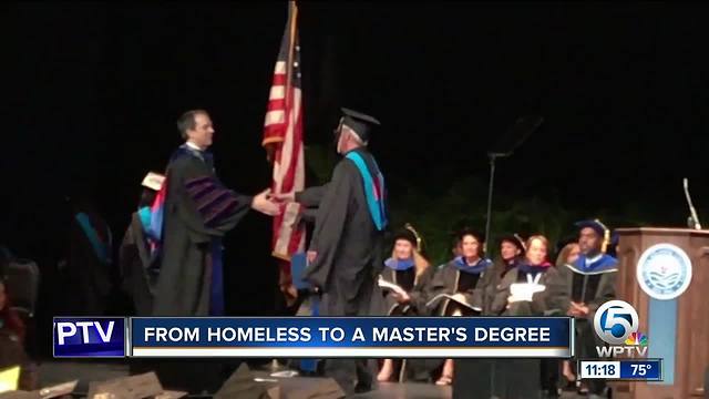 From homeless to a Master's degree - Steven Coufal graduates