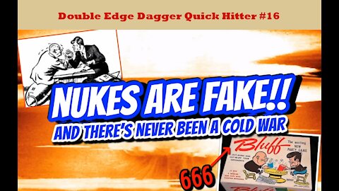 Double Edge Dagger Quick Hitter 16 Rothschild Lies – Jews Pit Blacks V Whites NUKE LIES – MASK LIES