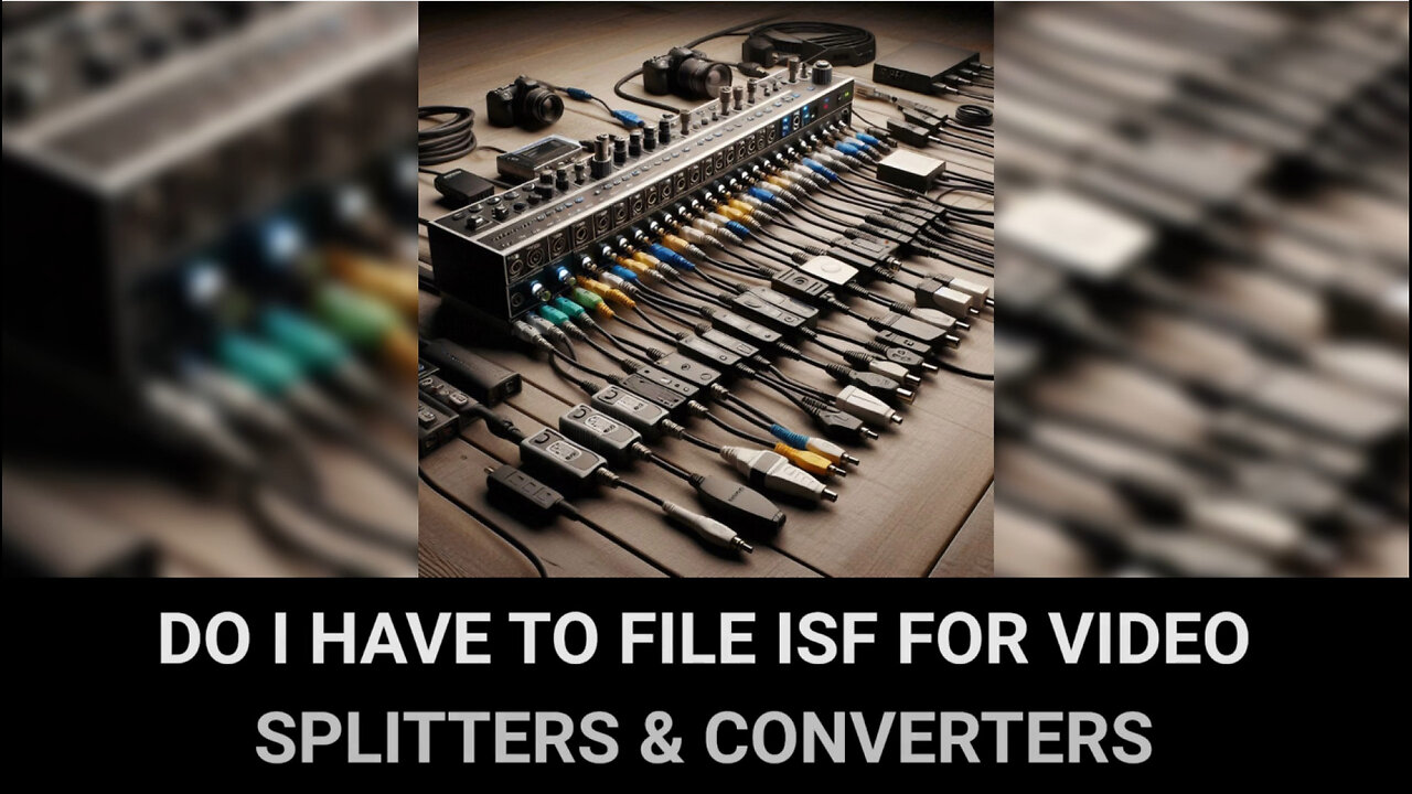 Unlocking Customs Secrets: Do Video Splitters Need ISF Filing?