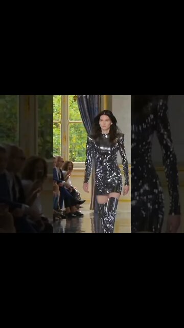 Katlinaas in Balmain Spring/Summer 2019 menswear fashion show by olivierrousteing