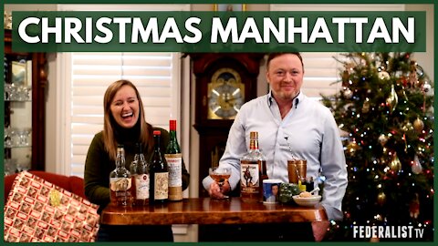 How To Make A Velvety Christmas Manhattan