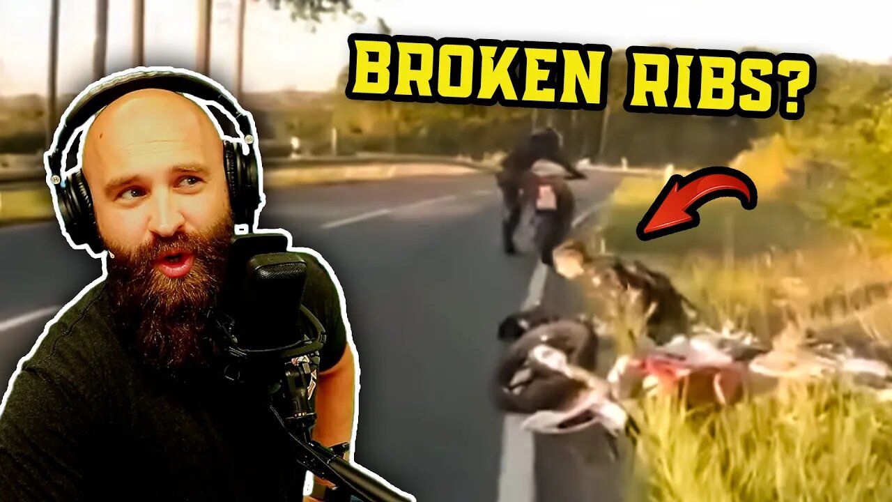 Brutal High-Side Takes This Biker's Breath Away