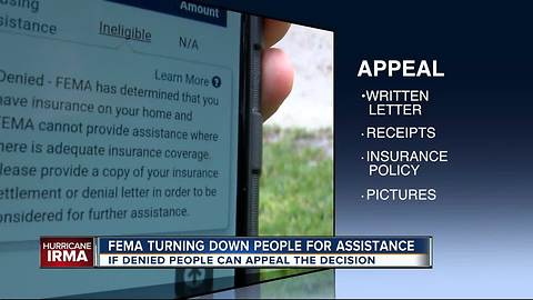 FEMA denying help to many hurricane victims with major damage