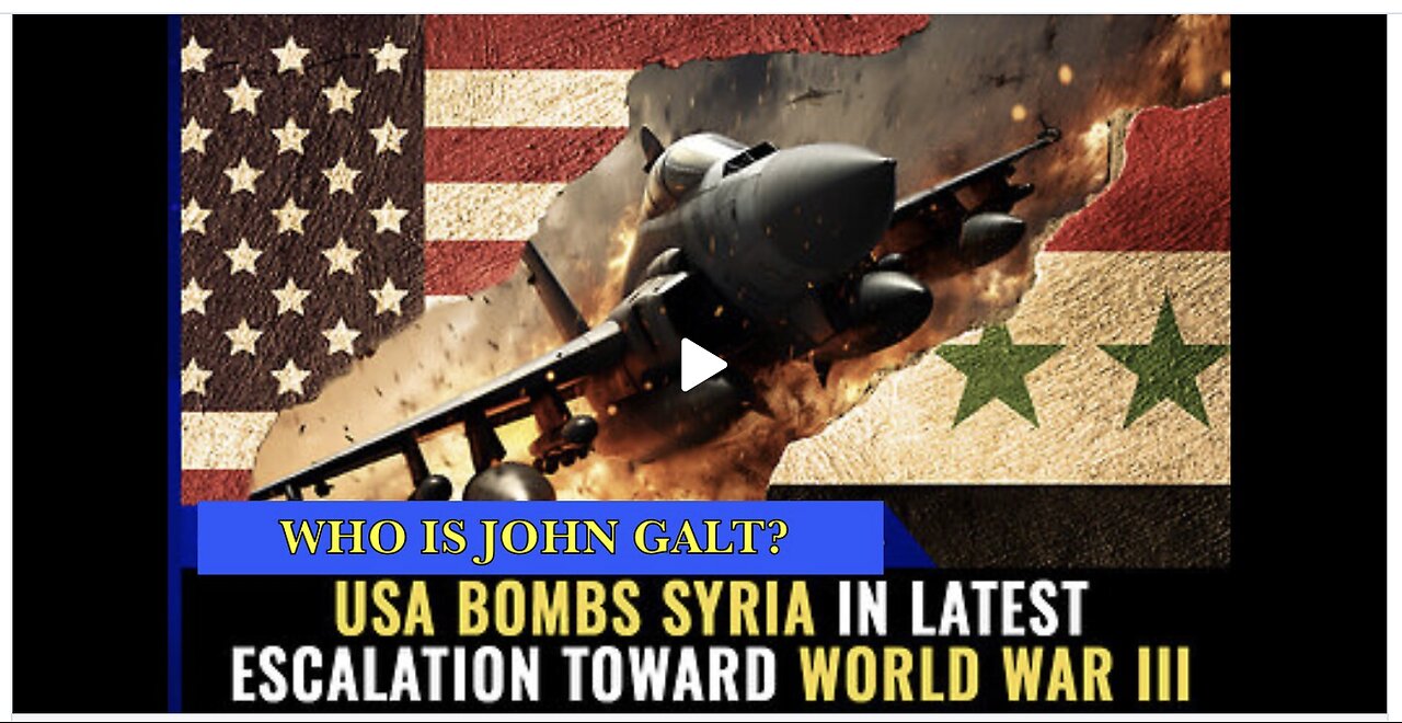 BBN- Feb 3, 2023 - USA bombs Syria in latest ESCALATION toward World War III. TY JGANON, SGANON