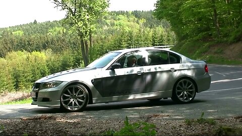 Brutal V10 BMW 3-series Hartge H50 V10 SMGIII stunning sound and launches!