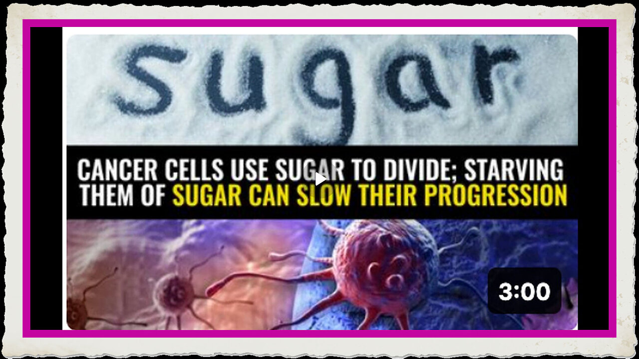 Cancer cells use sugar to divide; starving them of sugar can slow their progression