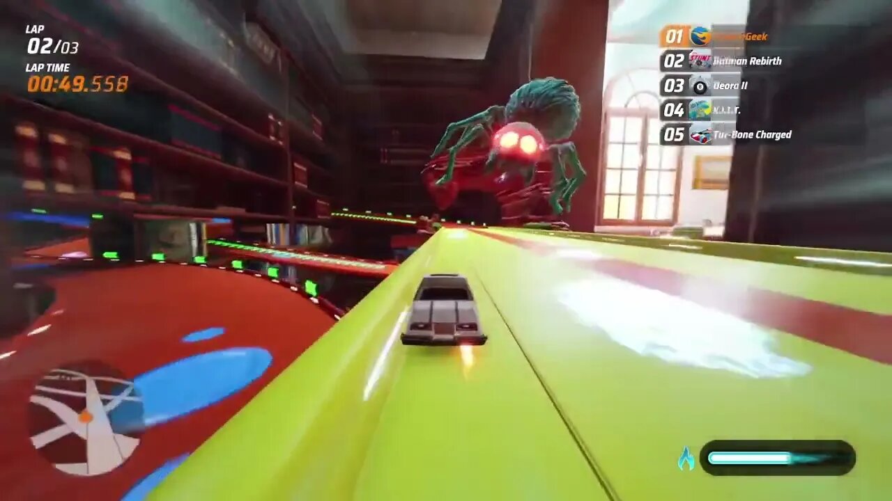Hot Wheels Unleashed - College Environment: Spider Thesis Track Gameplay
