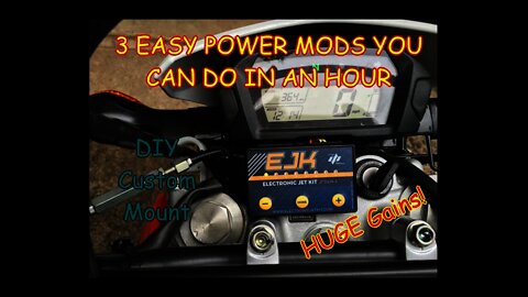 CRF250L, 3 quick, easy and huge power mods you can do in an hour!