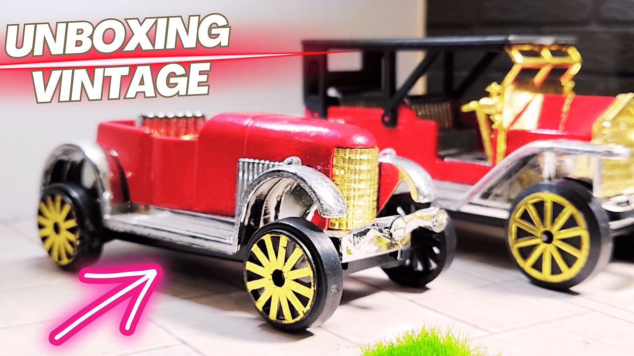 SATISFYING ❤️ Unboxing Vintage Diecast Scale Model Car