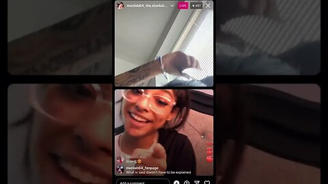 MURDA B IG LIVE: Murda B Reacts To Sha Gz Getting The Beats With Her LookALike.. (21/03/23)