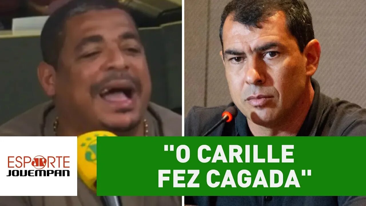 "O CARILLE fez CAGADA", dispara VAMPETA sobre ida à ARÁBIA!