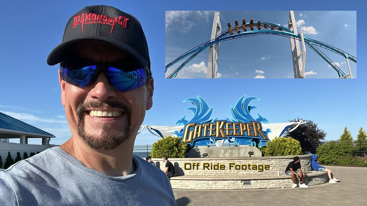 Off Ride Footage of GATEKEEPER at CEDAR POINT, Sandusky, Ohio, USA