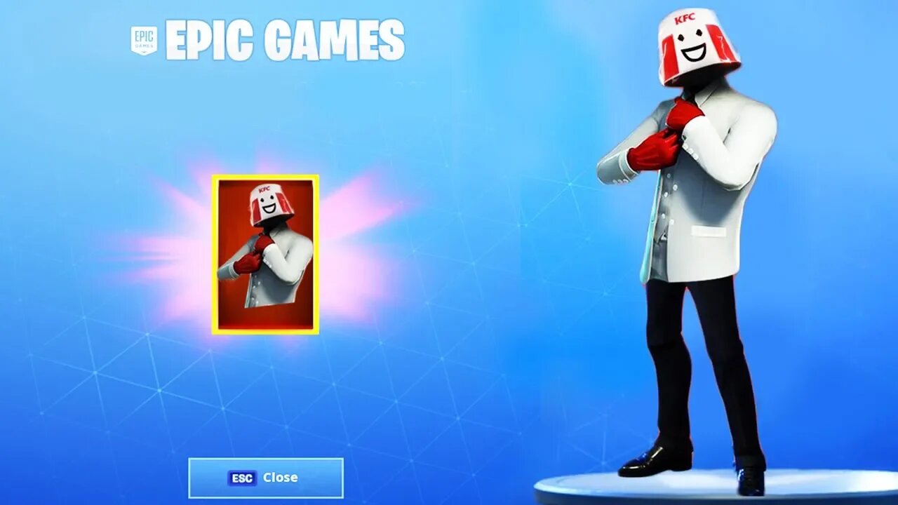 The NEW KFC SKIN in Fortnite..