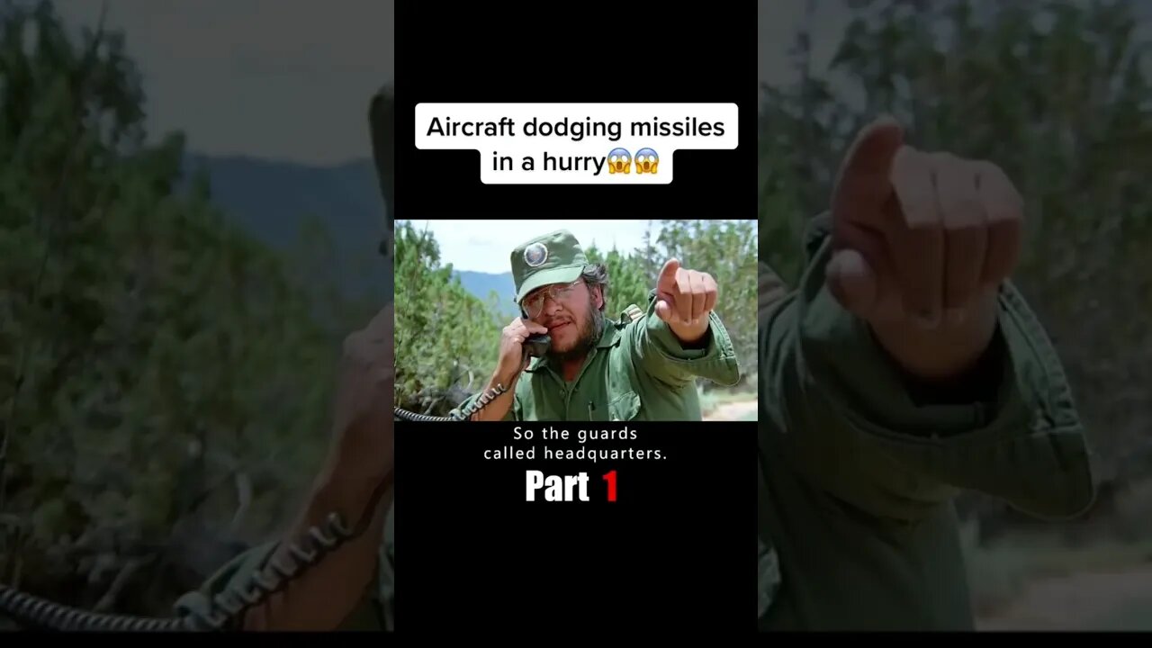 Aircraft dodging missiles in a hurry😱😱 #film #movie