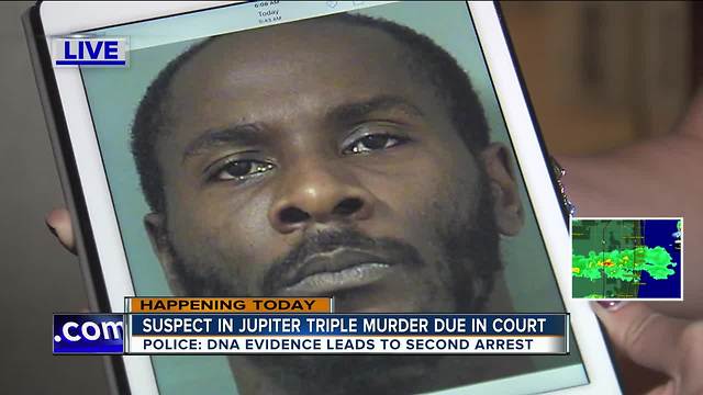 Jupiter triple murder suspect to appear in court