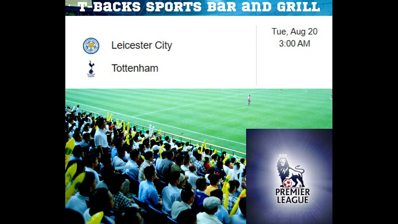 T-Backs Sports Bar and Grill Sports Schedule and free beer/soda for Tuesday Aug 20, 2024