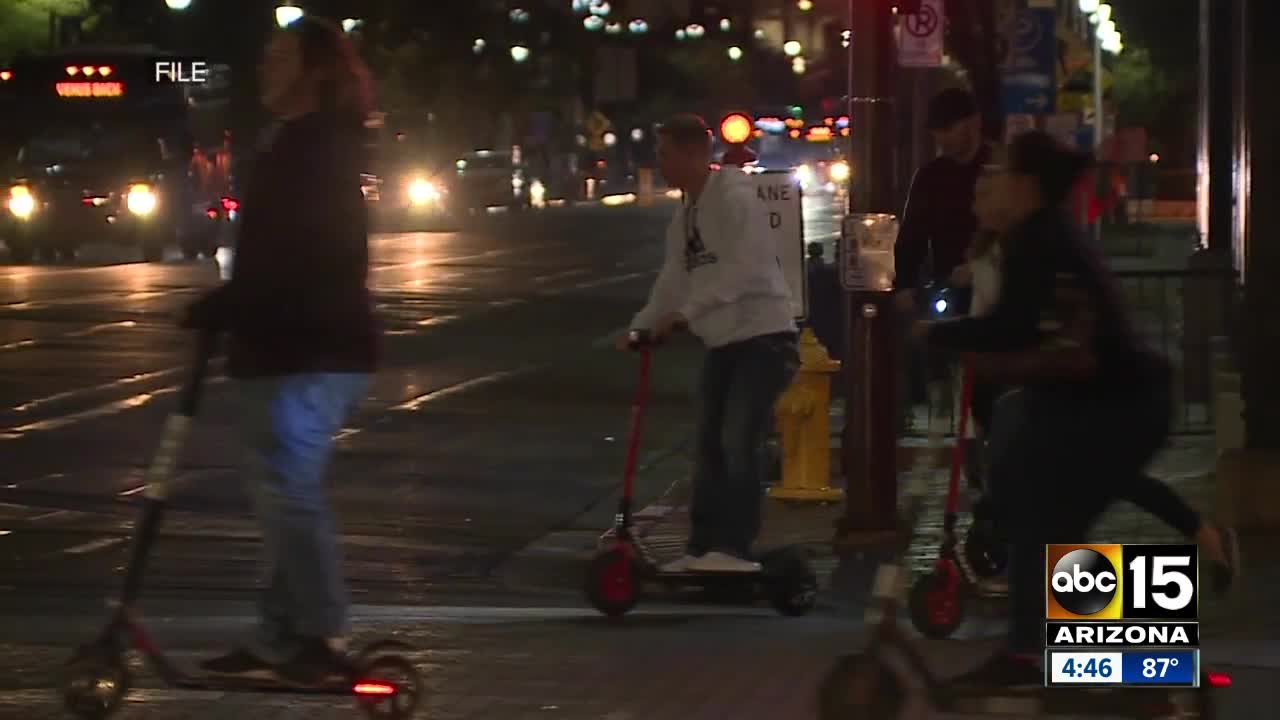 PHX E-scooter pilot program has "growing pains" during first week