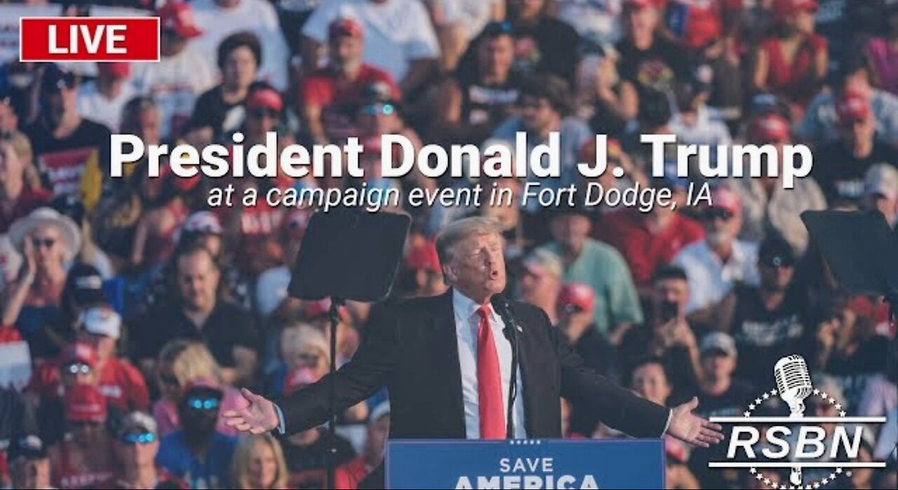 LIVE : President Trump speaks at low a Commit to Caucus Event in Fort Dodge -