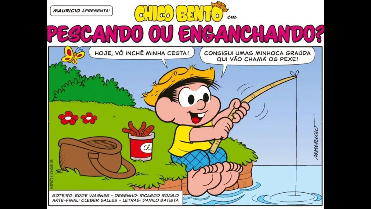 Chico Bento em-Pescando ou enganchando | Gibis do Rapha 2