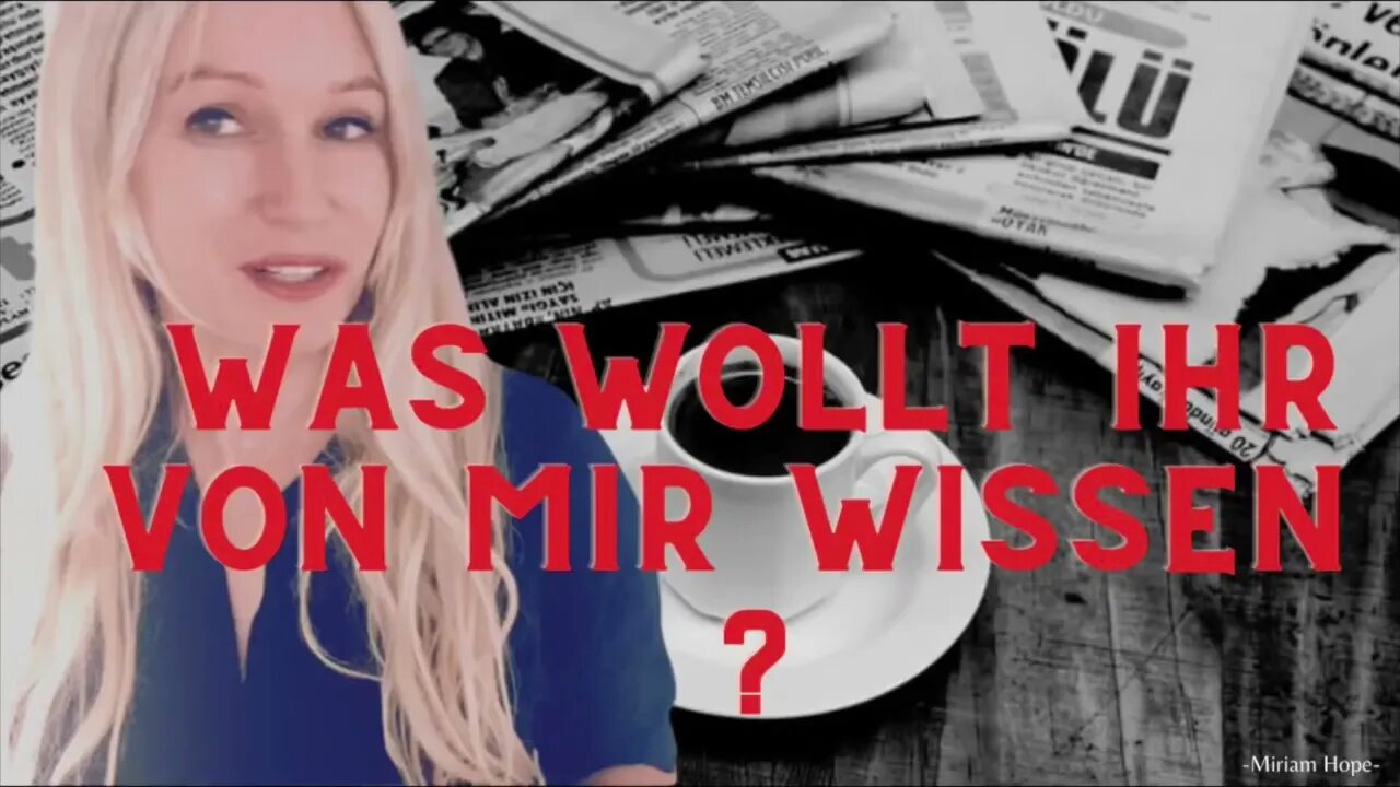 WAS WOLLT IHR VON MIR WISSEN⁉️ Miriam Hope