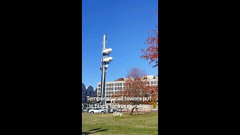 Temporary cell towers in DC for inauguration