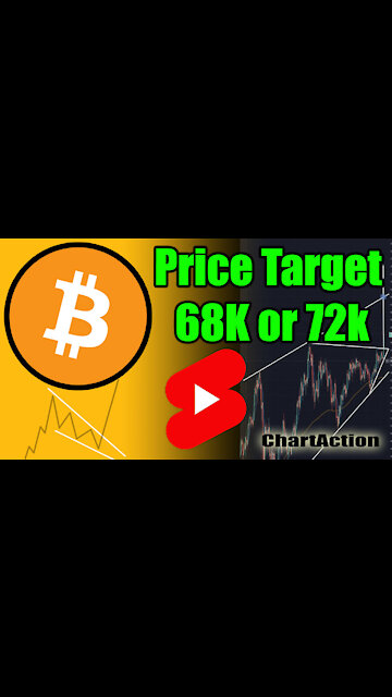 Bitcoin BTC Breaking Out Price Target 68K #shorts