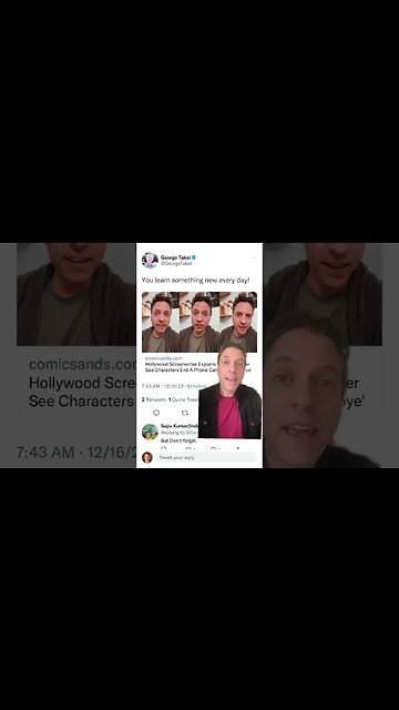 George Takei Reposted Me! Screenwriting Tips & Advice from Writer Michael Jamin