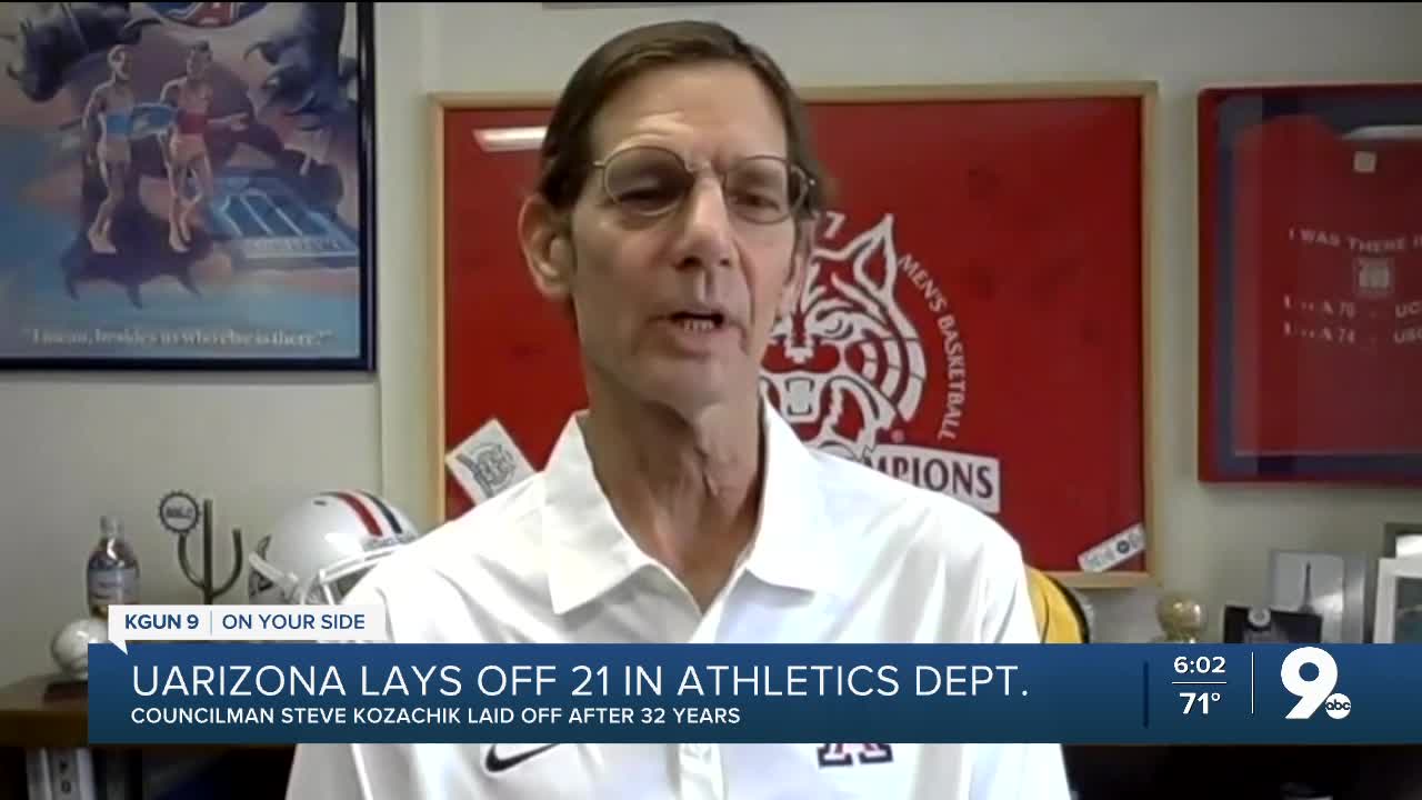 UArizona athletics cuts 21 positions, Tucson councilman Steve Kozachik among those laid off