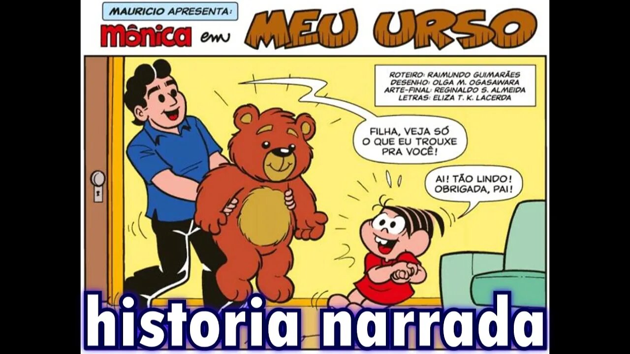 Mônica em-Meu urso | Gibis do Rapha