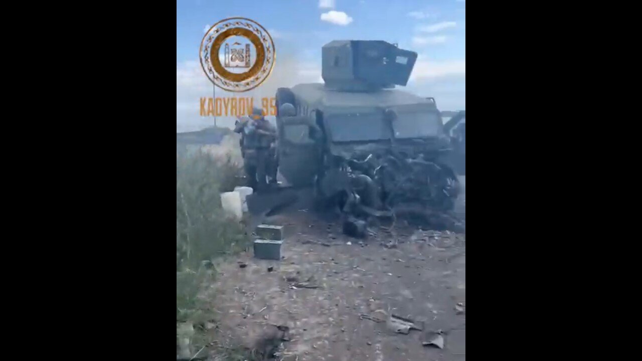 Kursk Region: Akhmat Soldiers & Russian soldiers ambushed & destroyed Ukrainian vehicle & personnel