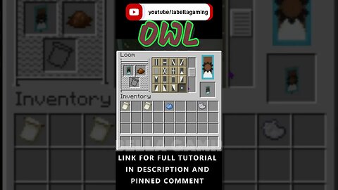 Owl Banner | Minecraft