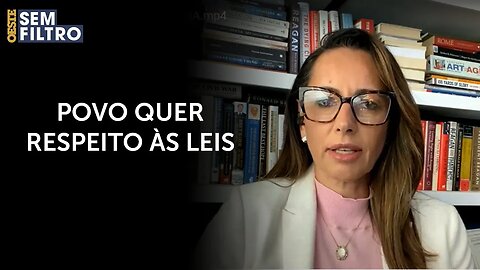 Ana Paula Henkel: ‘Povo que está nas ruas há dias não pratica depredação’