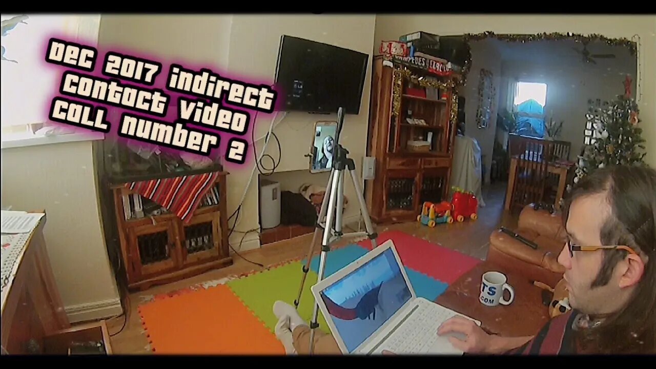 Mid December 2017 indirect contact video call number 2, between Ayrton, Gabrielle & daddy