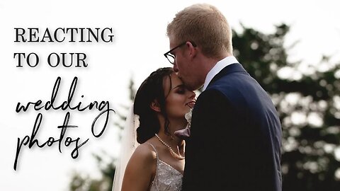 Reacting to Our Wedding Photos! | Let's Talk IBD