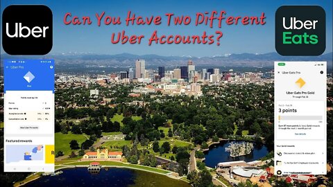 How to Have an Uber Rideshare Driver Account And an UberEats Driver Account