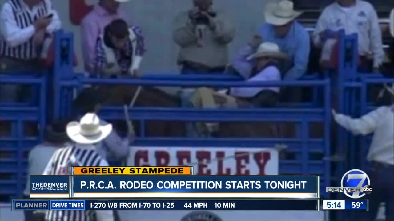 PRCA rodeo kicks off at the Greeley Stampede tonight