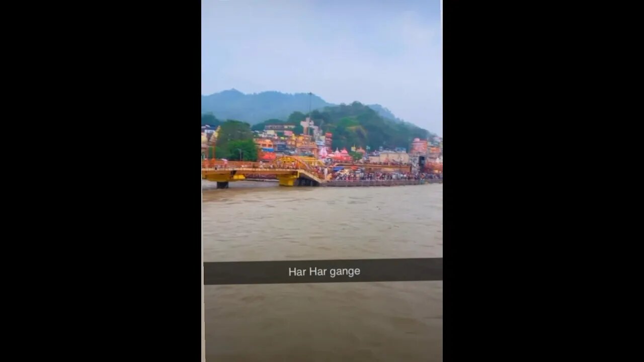 Har har gange haridwar 🙏🏻🙏🏻 #viral #motivation #viralreels #shortsviral #mahadev #mahakal